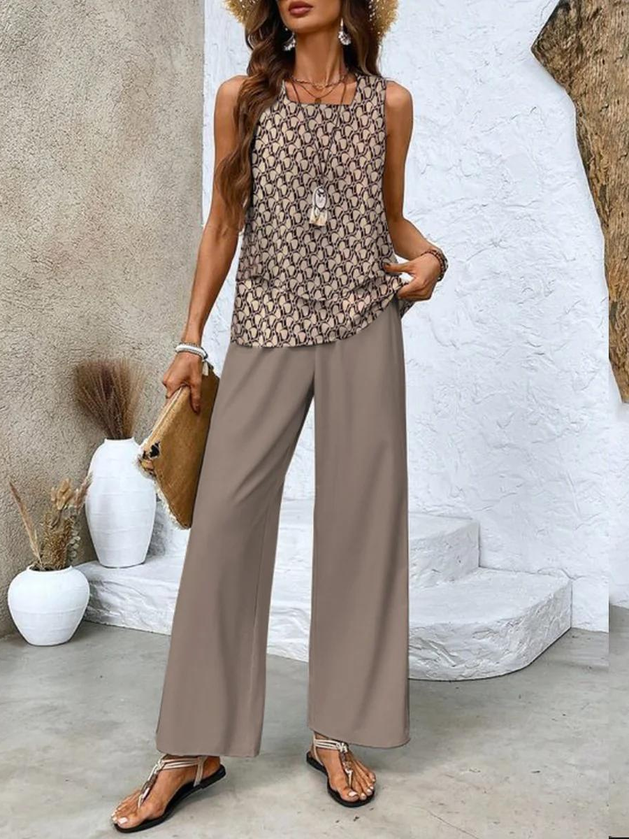 Elegante 2-delige zomerset met chique flair – AMARESSA