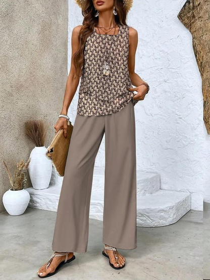 Elegante 2-delige zomerset met chique flair – AMARESSA