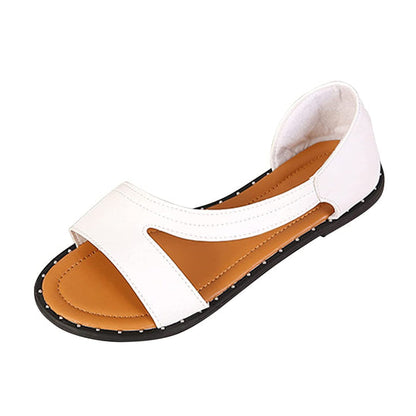 Elegante dames sandalen van premium leder – ElaraLuxe - Glamorix
