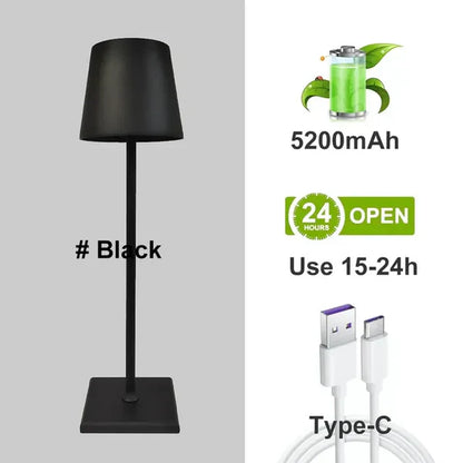 GlowForma - Draagbare Aluminium Dimbare Tafellamp