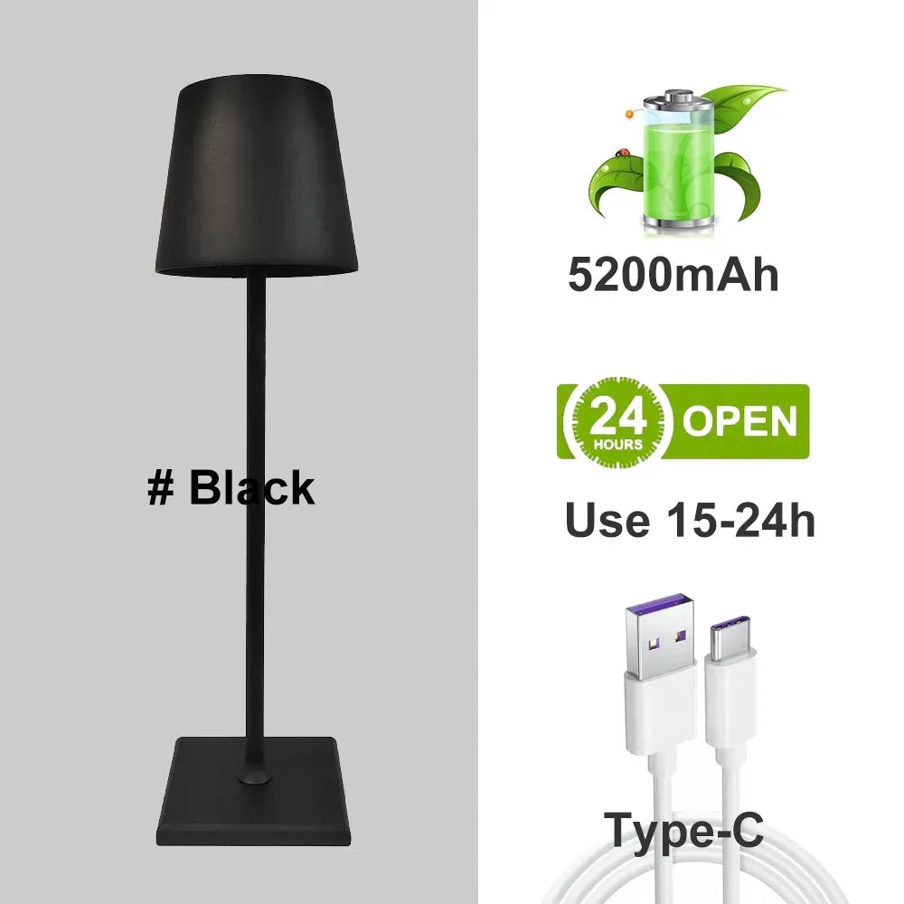 GlowForma - Draagbare Aluminium Dimbare Tafellamp