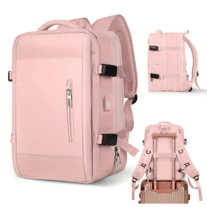 Lichte en ademende damesrugzak met laptopvak – AURA AirLite - Glamorix