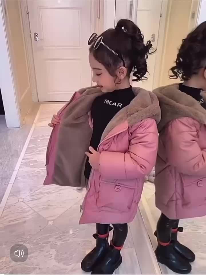 LIV - Schattige winter parka met capuchon voor meisjes