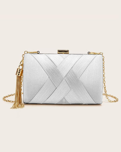 Moderne handtas met kwastje voor dames – Selora CharmTassel - Glamorix