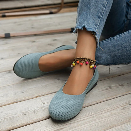 Ademende Antislip Dames Instappers met Stijlvolle Paris Look – ÉLAVINE