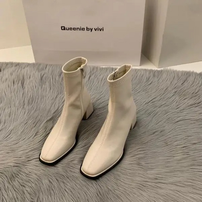 DORETTA - Leren dames Chelsea boots met antislip zool