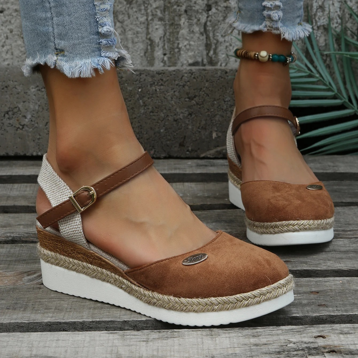 Bohemian dames sandalen met handgemaakte details en flexibele zool – Maraluna Soléa - Glamorix