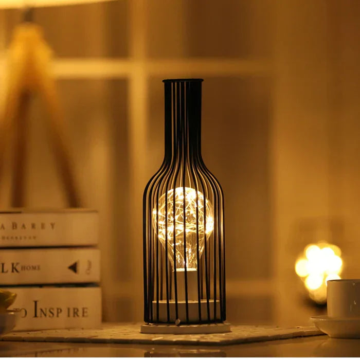 AvaLume - Luxe Tafellamp met Zwarte Afwerking