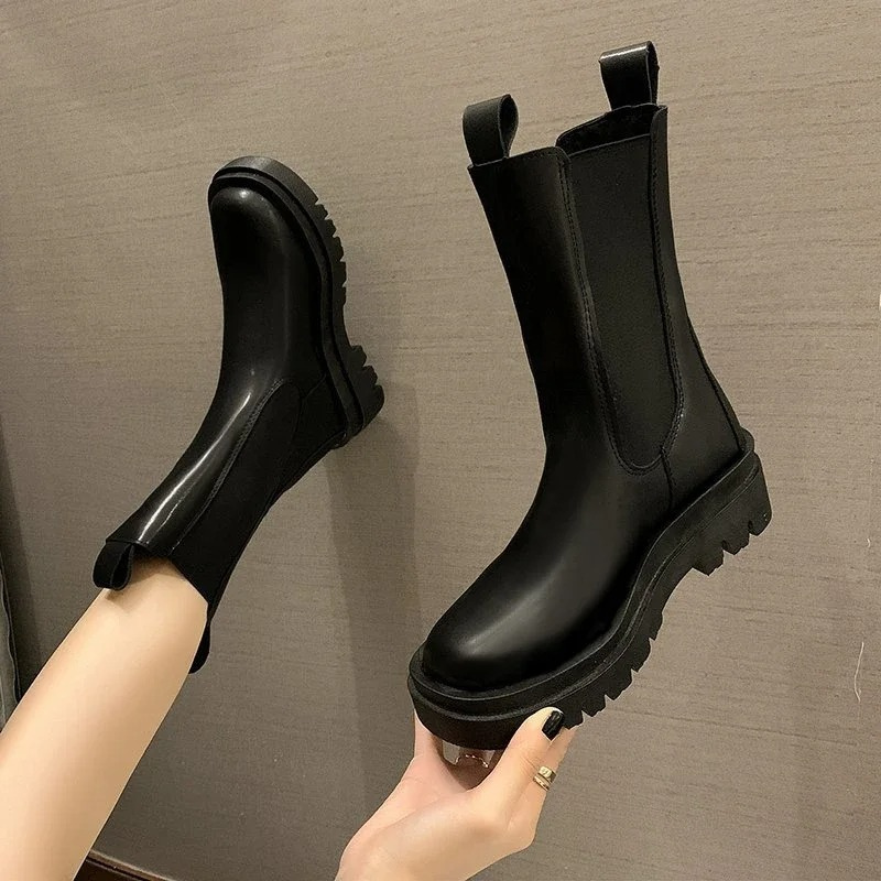 ARIA - Dames Chelsea boots met elastische zijkanten