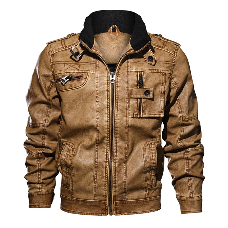 LUCIO - Vintage herenjack met een stoere uitstraling
