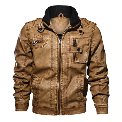 LUCIO - Vintage herenjack met een stoere uitstraling