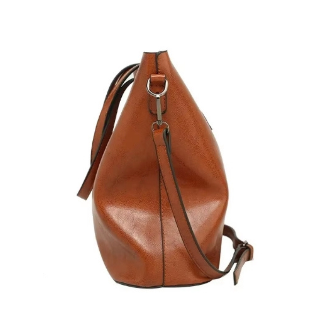 MATEO - Handgemaakte vintage leren tas met tijdloze charme