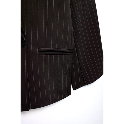 LYRA - Chique oversized blazer met stijlvolle strepen