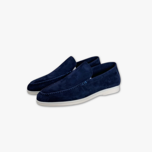LUCAS - Suède slip-on loafers voor heren