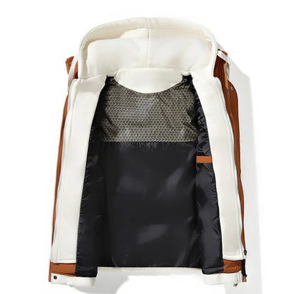 LIAM – Gewatteerde heren bodywarmer met capuchon - Glamorix