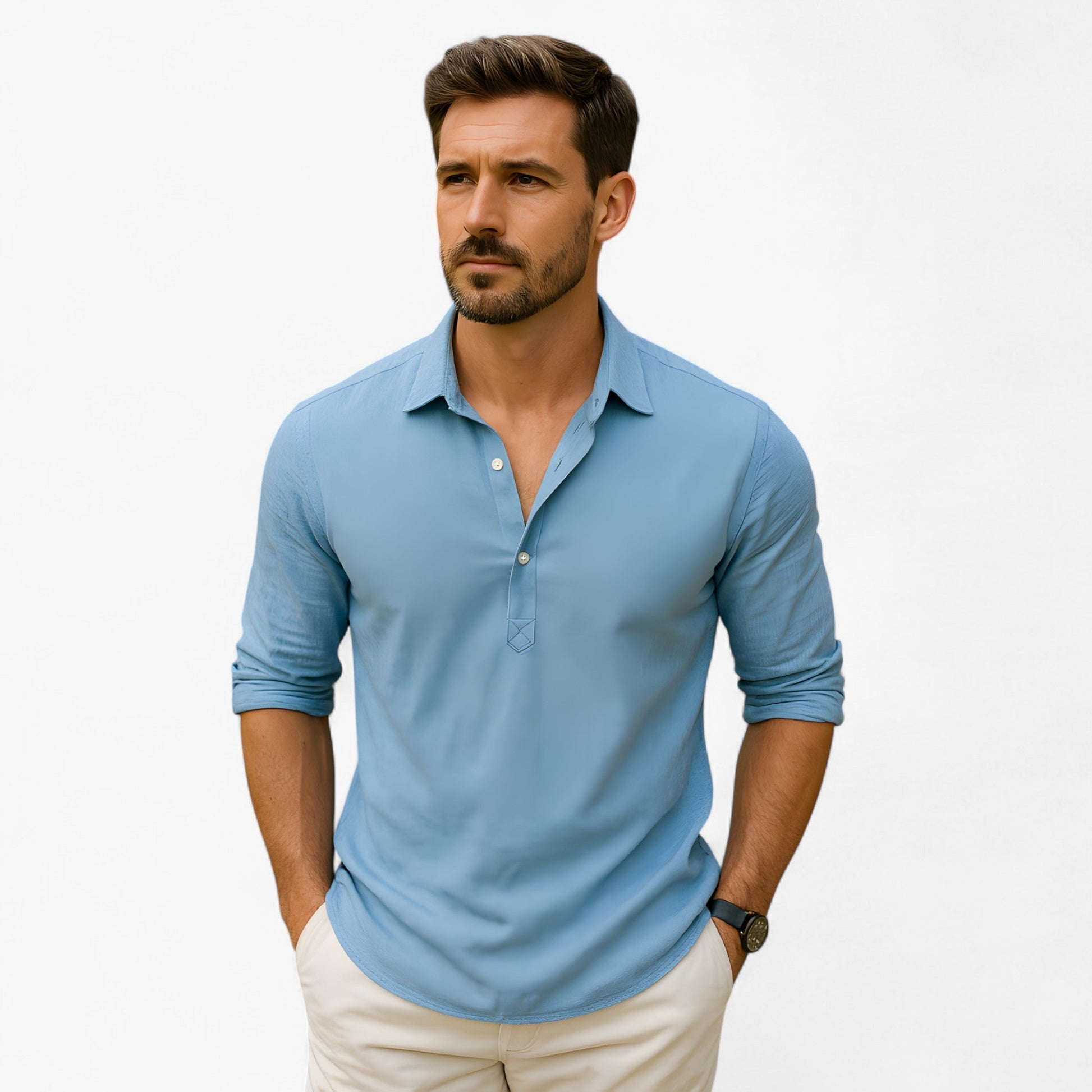 Licht en luchtig zomershirt voor heren – CavoLino - Glamorix