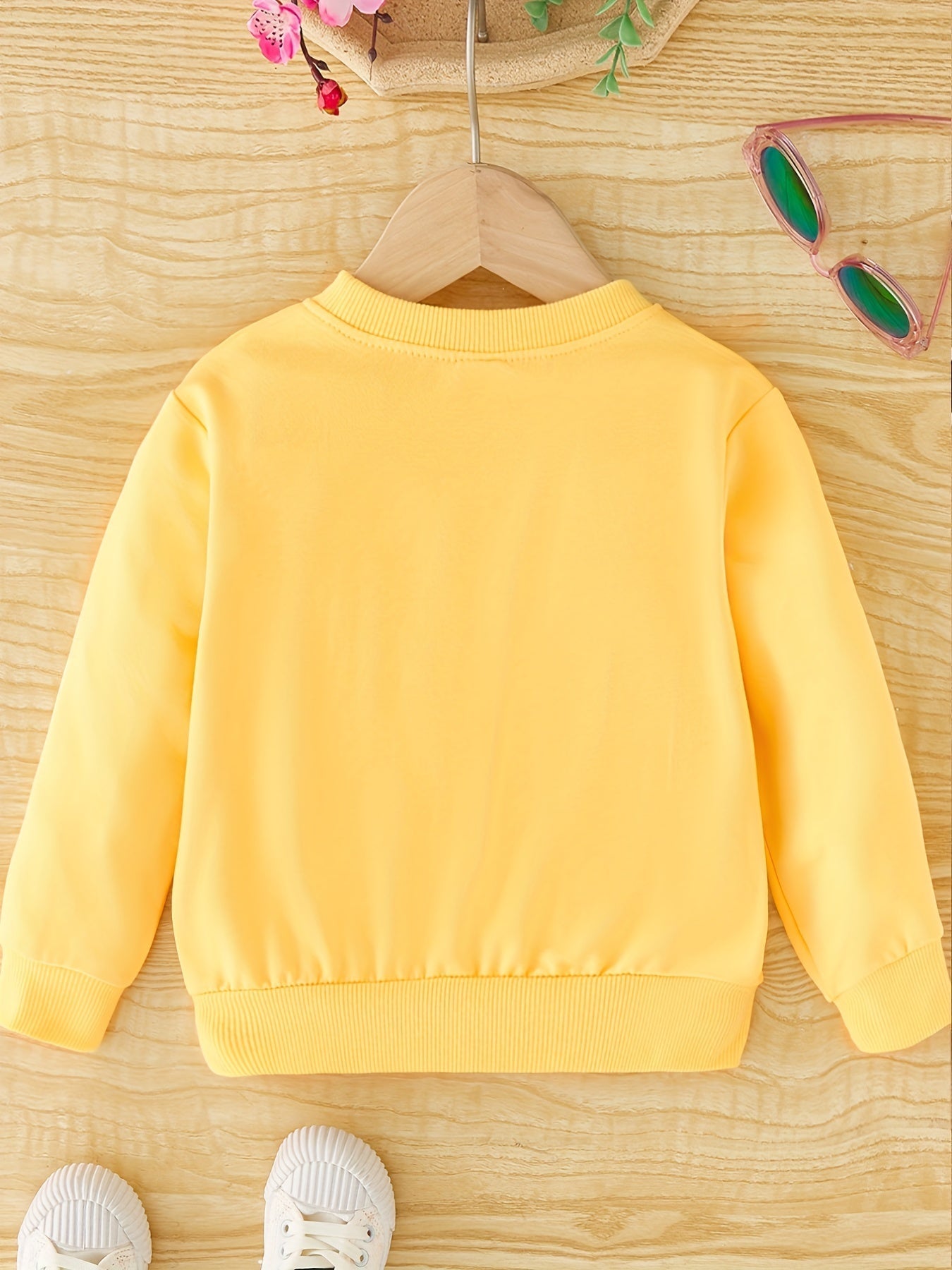 BELLA - Meisjes sweatshirt met eenhoornprint en ronde hals