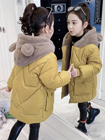 LIV - Schattige winter parka met capuchon voor meisjes