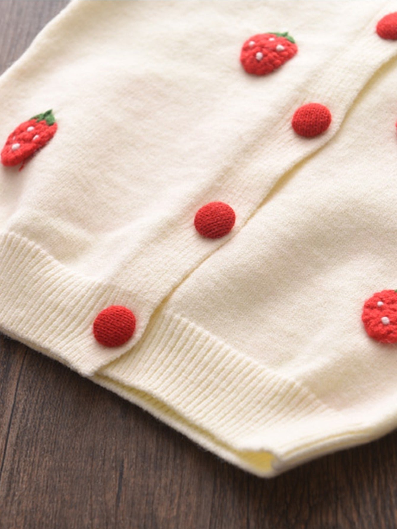 AVA - Meisjes gebreid vest en plooirokken set