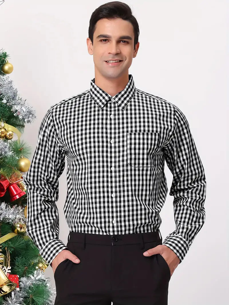 JULIAN - Klassiek geruit herenoverhemd met tijdloze charme