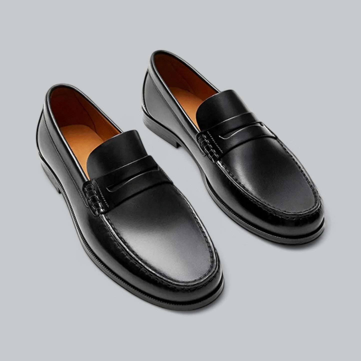 Herenschoenen met strakke belijning en tijdloze afwerking – ADRIANO LINEA - Glamorix