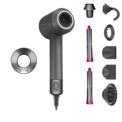 Bladloze ionische haardroger voor snel en glanzend drogen – AERIS FLOW - Glamorix