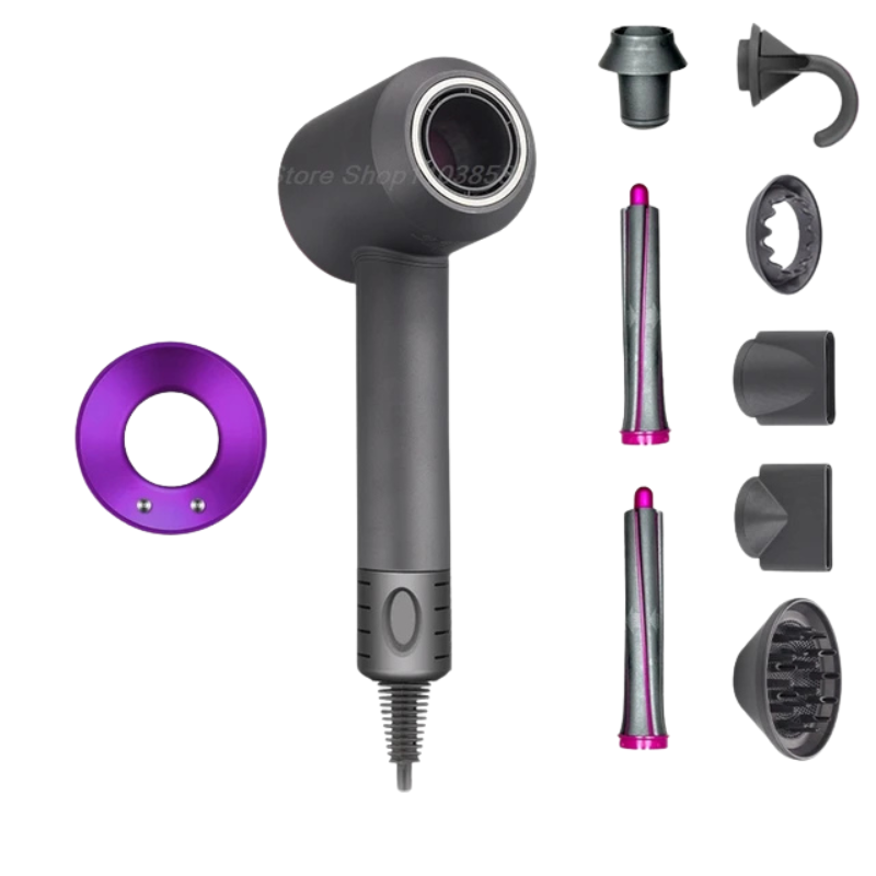 Bladloze ionische haardroger voor snel en glanzend drogen – AERIS FLOW - Glamorix