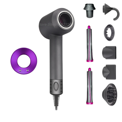 Bladloze ionische haardroger voor snel en glanzend drogen – AERIS FLOW - Glamorix