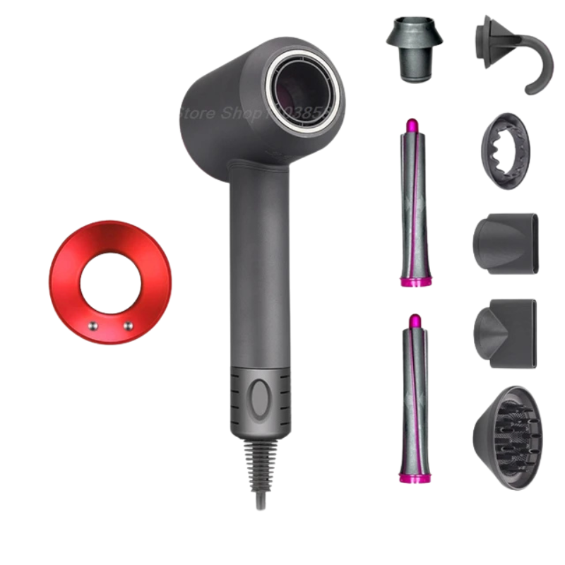 Bladloze ionische haardroger voor snel en glanzend drogen – AERIS FLOW - Glamorix