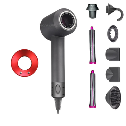 Bladloze ionische haardroger voor snel en glanzend drogen – AERIS FLOW - Glamorix