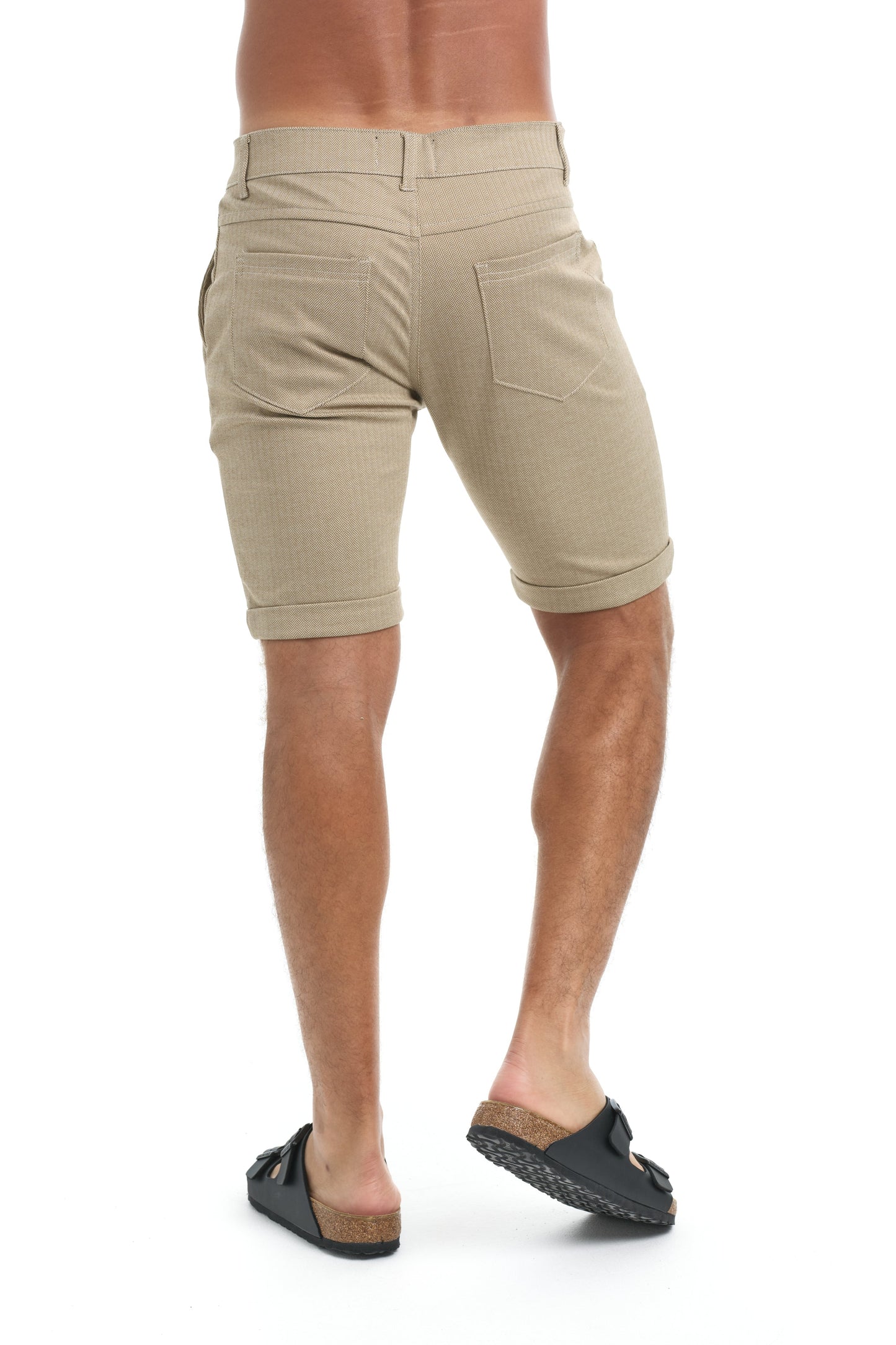 FINLEY - Klassiek getailleerde korte broek voor een verfijnde look