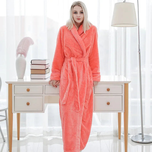 ELARA - Knusse pluche badjas voor vrouwen