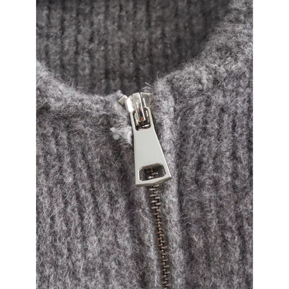 EMMA - Urban gebreid zip vest voor dames met cozy uitstraling