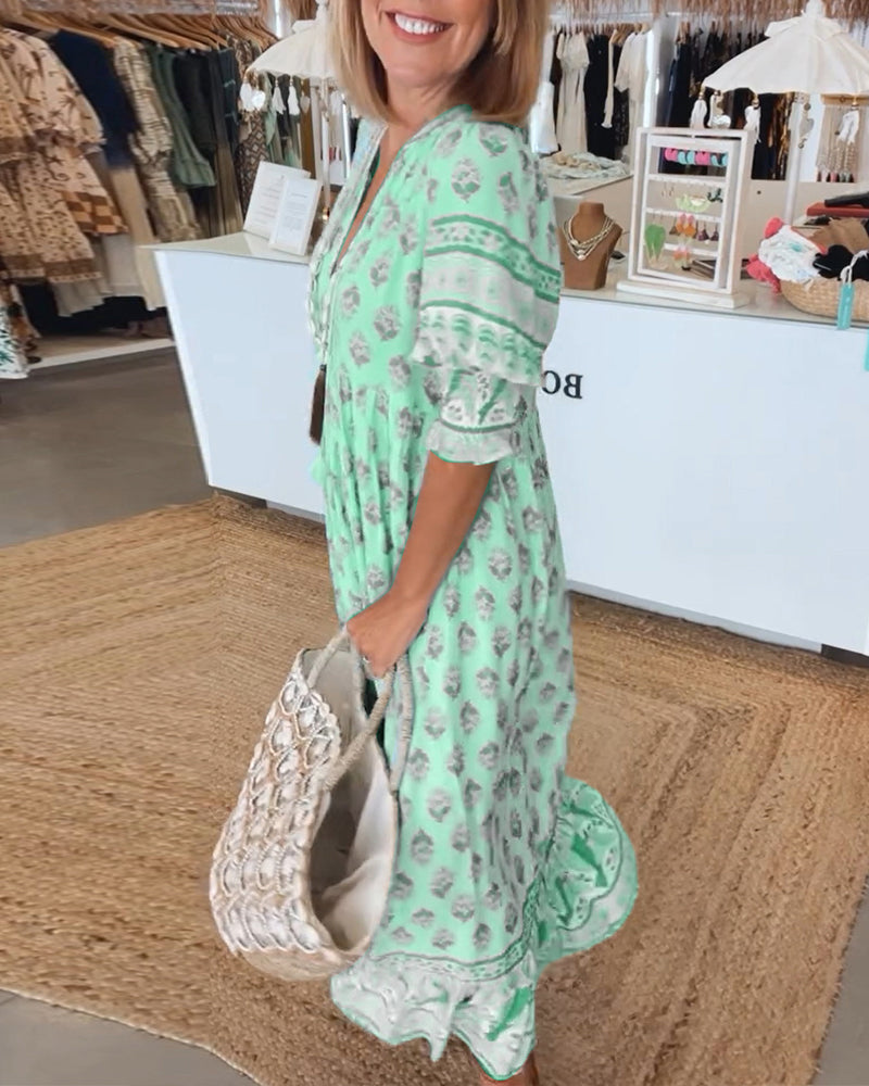 ZenyaFlair – Bohemian laagjesjurk met luchtige charme en vrije spirit
