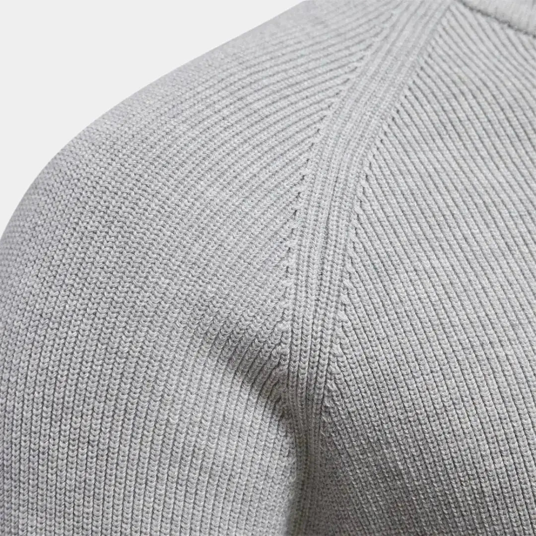 LEVI – Herensweater met kwartrits en moderne uitstraling