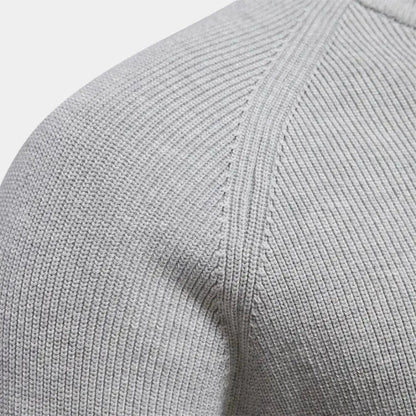 LEVI – Herensweater met kwartrits en moderne uitstraling
