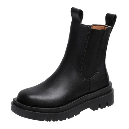 NOVA - Dames Chelsea boots met dubbele treklussen en stevige zool