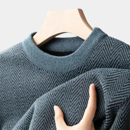Casual herentrui met getailleerde pasvorm en moderne look – RENZOR - Glamorix
