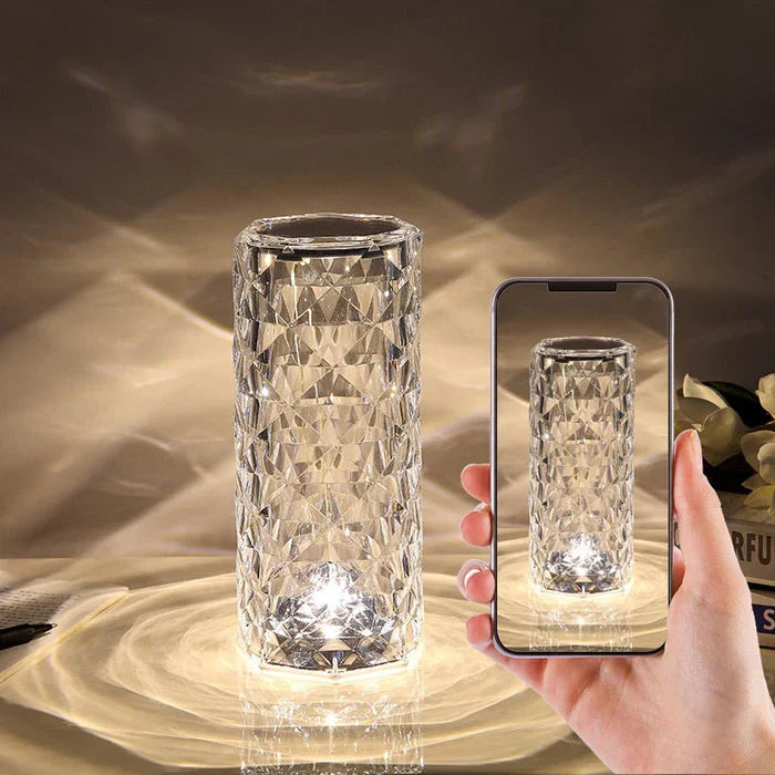 Betoverende Kristallen LED Tafellamp – LumiCrystal