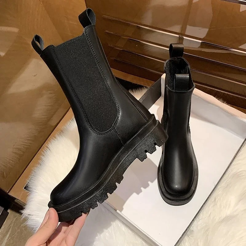 ARIA - Dames Chelsea boots met elastische zijkanten