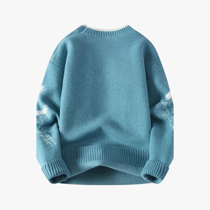 Xerxes | Gebreide trui met abstract patroon - Glamorix
