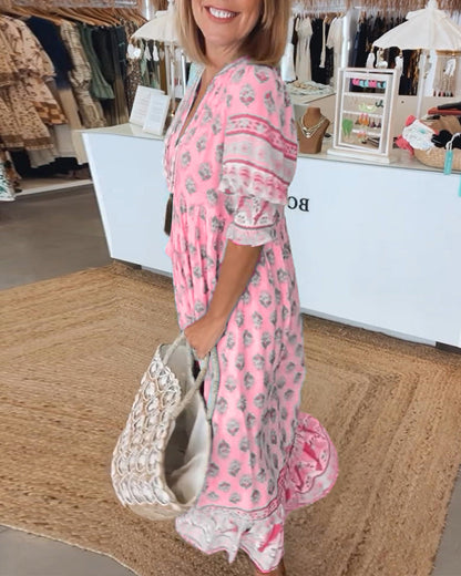ZenyaFlair – Bohemian laagjesjurk met luchtige charme en vrije spirit