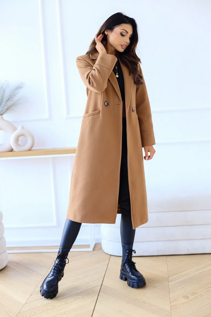 LORELEI - Chique dames trenchcoat met getailleerde pasvorm en klassiek lang model