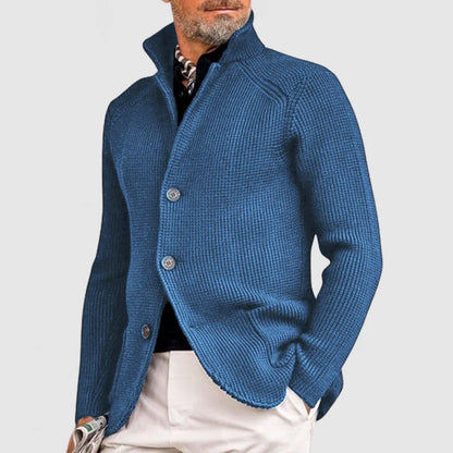 EVAN - Gebreid vest met knoopsluiting voor heren