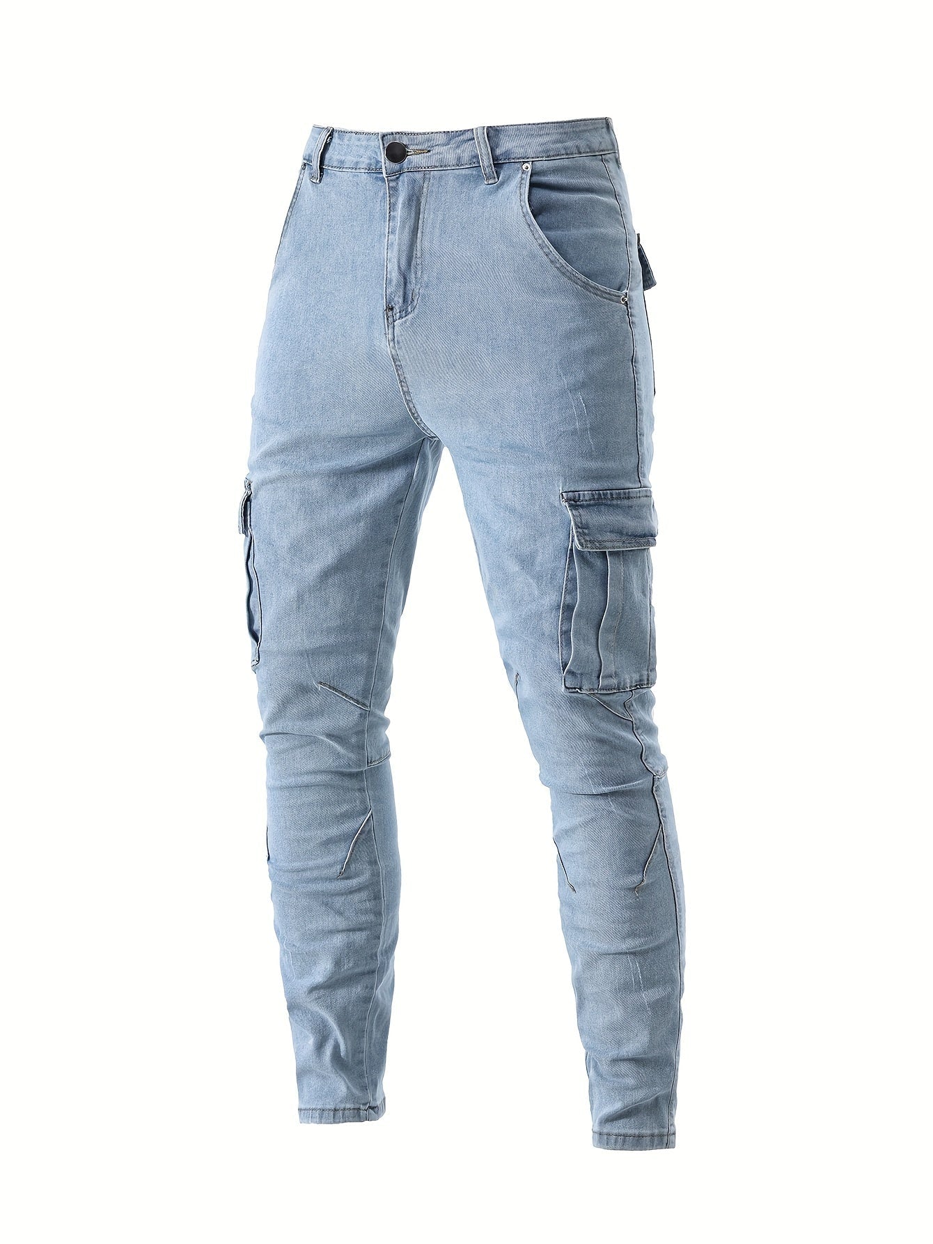 PATRICK – Heren casual cargo rekbare skinny jeans