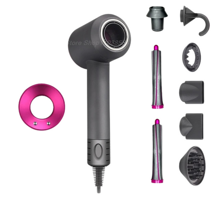Bladloze ionische haardroger voor snel en glanzend drogen – AERIS FLOW - Glamorix
