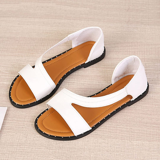 Elegante dames sandalen van premium leder – ElaraLuxe - Glamorix