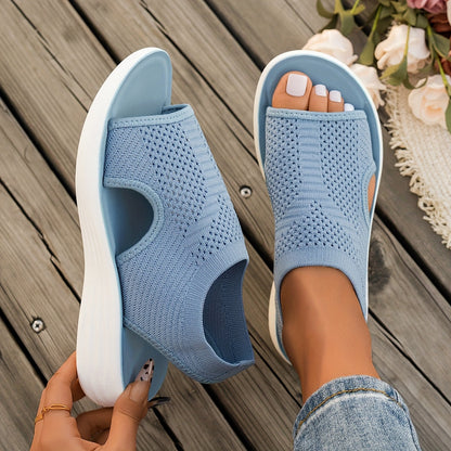 Airva | Lichtgewicht sandalen met steun voor de voetholte - ademende en gedempte slippers - Glamorix