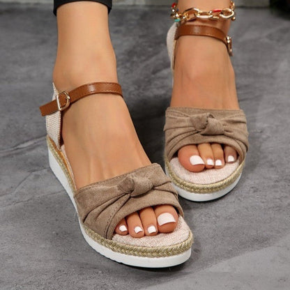 Damessandalen met verstelbare gesp en comfortabel voetbed – LAVIA STRAP - Glamorix