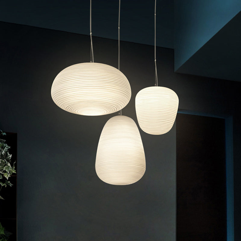 VERONA – Moderne hanglamp van geribbeld glas